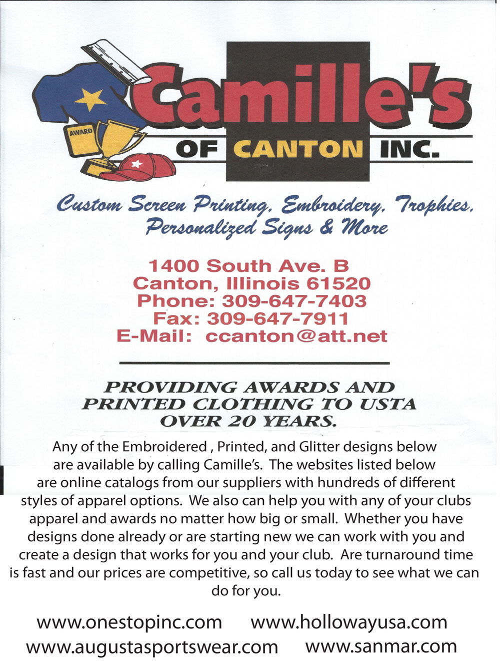 Camille's of Canton, Inc.